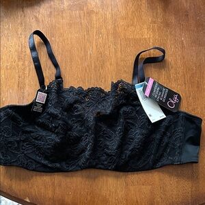 Olga Women's Elegant Black Lace Bra